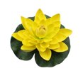 thumbnail image 2 of Flmtop Artificial Lotus Flower Fake Floating Water Lily Garden Pond Fish Tank Decor, 2 of 7