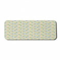 thumbnail image 1 of Abstract Computer Mouse Pad, Illustration of Half Circles or Fish Scale Inspired Motifs in Pastel Tones, Rectangle Non-Slip Rubber Mousepad Large, 31" x 12" Gaming Size, Multicolor, by Ambesonne, 1 of 2