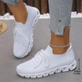 thumbnail image 5 of Nurse Shoes for Women,Simply Snug Shoes,Women's Orthopedic Breathable Classic Lace Up Low Top Sneakers, 5 of 5