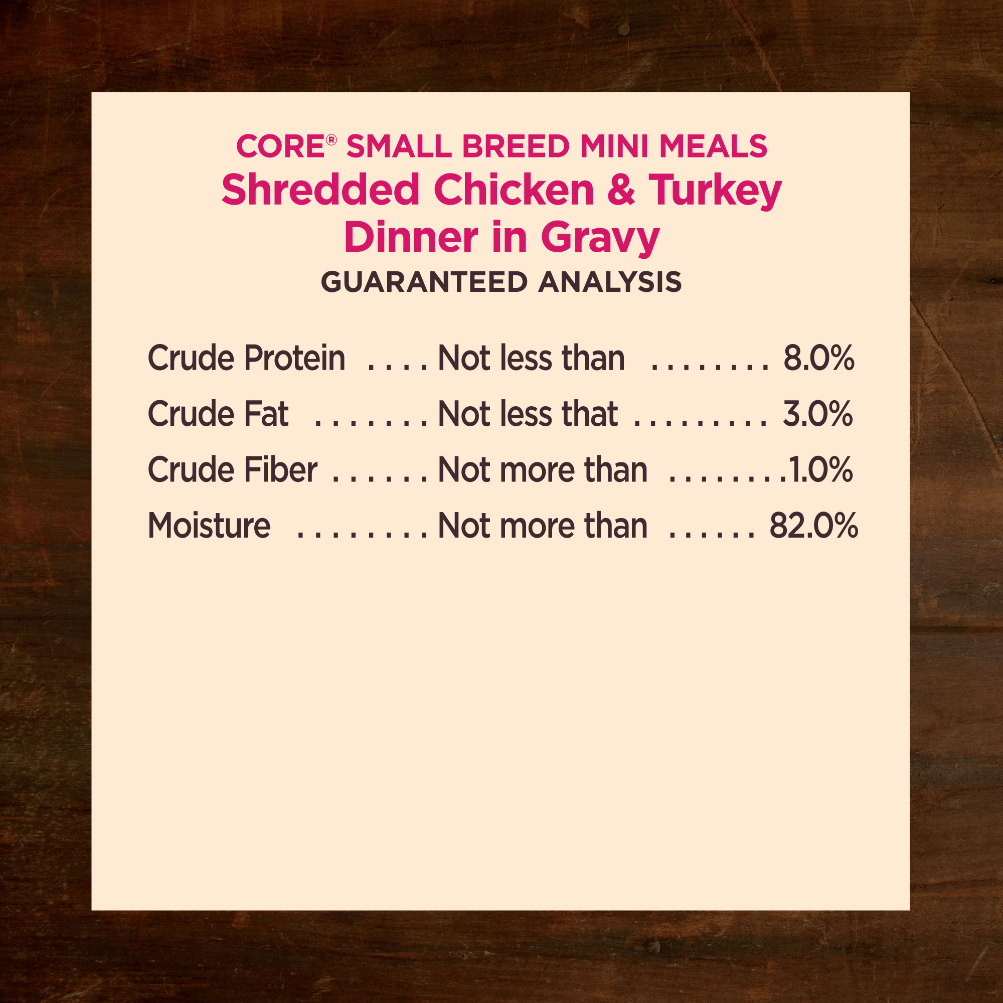Wellness CORE Mini Meals Shredded Chicken & Turkey, 12 Pack photo 7