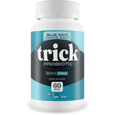 Blue Salt White Salt Trick Probiotic - Our Best Probiotics for Men - Promote Heathy Microbiome - Gut Health Once Daily Men's Probiotic - 40 Billion Mens Prostate Probiotics