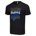 thumbnail image 2 of Men's Starter Black St. Louis Blues Four Team Name Logo T-Shirt, 2 of 3