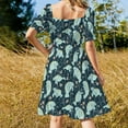 thumbnail image 4 of Oh the Hue-Manatee: Teal Sleeveless Dress wedding dresses for woman Bride dresses, 4 of 6