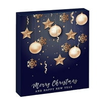 Countdown Sets 24 Day Advent Calendar Surprise Blind for Christmas Festive Daily Family for Kids and Adults Celebrating Holiday