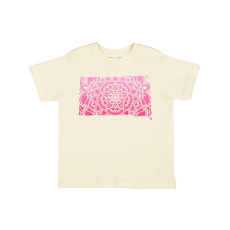 

Inktastic South Dakota Silhouette Mandala Gift Toddler Boy or Toddler Girl T-Shirt