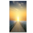 thumbnail image 2 of Ocean Sunset with Pier Seascape, 2 of 3
