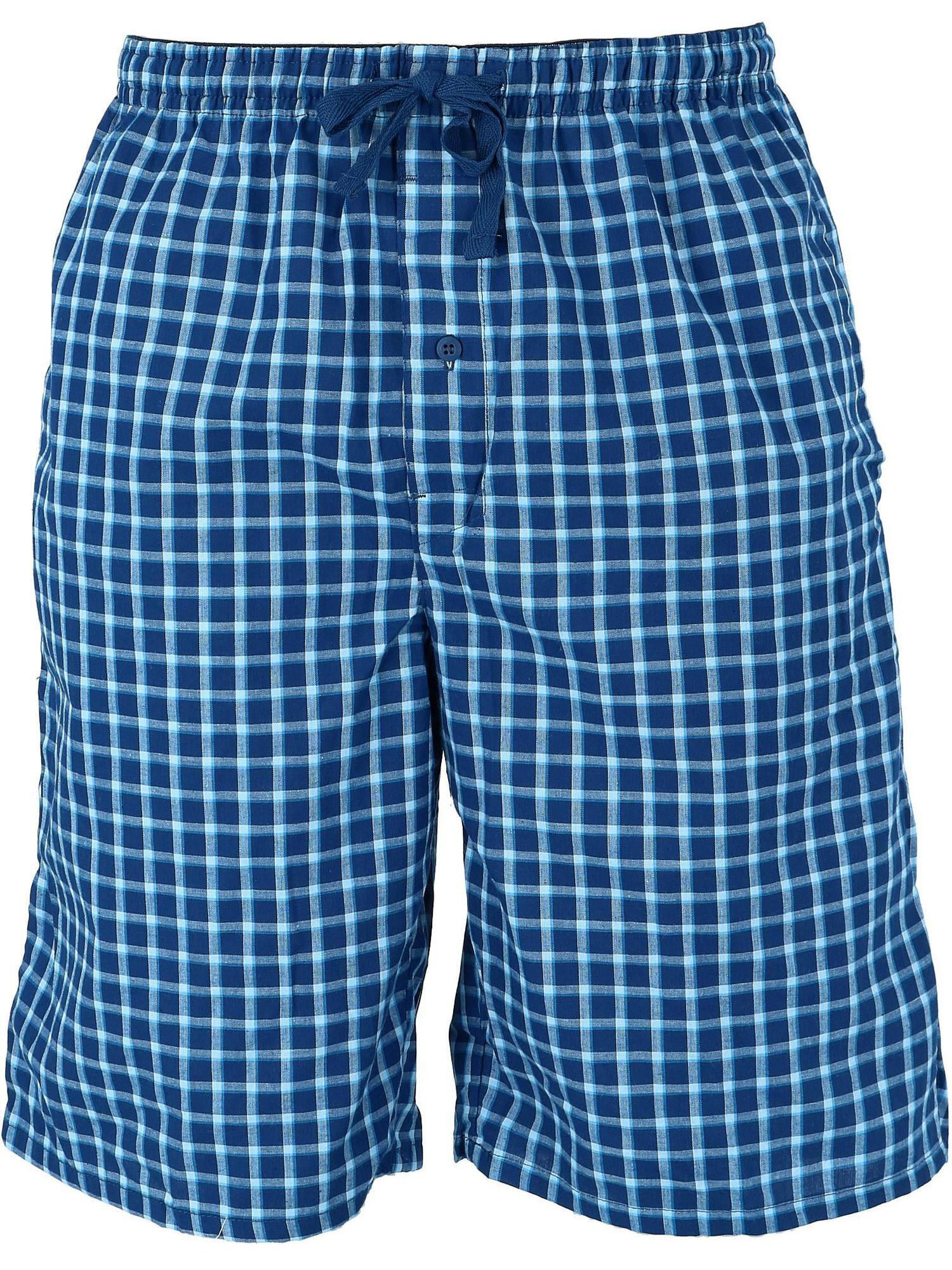 Hanes - Hanes Madras Sleep Pajama Shorts (Men's Big & Tall) - Walmart ...
