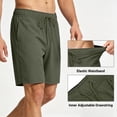 thumbnail image 4 of Pepypepy Quick-Dry Gym Shorts for Men with Zipper Pocket, Athletic Workout Shorts, Size S-XXL, 4 of 6