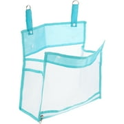 RENACLIPY Hanging Bath Toy Storage Bag Breathable Quick Dry Skyblue Mesh Pouch for Shower 1Pack