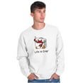 thumbnail image 5 of Steamy Boiling Crab Cooking Novelty Sweatshirt for Men or Women Brisco Brands L, 5 of 6