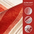 thumbnail image 3 of Unique Bargains Pure Cotton Striped Dish Cloths Orange 26" x 18", 3 of 8