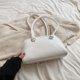 thumbnail image 2 of Bolso Hombro Mujer PU Chic Hobo Bag Color Sólido Elegante Fiesta () Blanco, 2 of 8