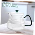 thumbnail image 4 of HUGFEGWE High-Temperature Resistant Glass Teapot Infuser 570ml Loose Tea Kettle Teapot Strainer Home Use Tea Party CA919-104255, 4 of 9