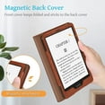 thumbnail image 6 of Fintie Stand Case for 6.8" Kindle Paperwhite (11th Generation 2021) ＆ Kindle Paperwhite Signature Edition - Premium PU Leather Sleeve Cover with Card Slot and Hand Strap, Vintage Brown, 6 of 8