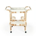thumbnail image 3 of Butler Specialty Company Selena White Rattan Bar Cart, 3 of 9