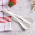thumbnail image 3 of TIELUTT 13CM Bone Small Spoon Coffee Stirring Spoon Long Handle round Tall Kitchen Table Set End Table round Runner round Dining Table for 2 Set Dining Table Set for 4 round Table Runner Set, 3 of 8