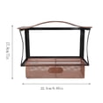 thumbnail image 3 of Rewenti Window Bird Feeder Metal Strong Suction Cups Ladder Wide Outdoor Wild Birds Feeding, 3 of 5