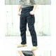 thumbnail image 3 of Puntoco Pantalones de trabajo cálidos y con múltiples bolsillos de color sólido para hombre, 3 of 5