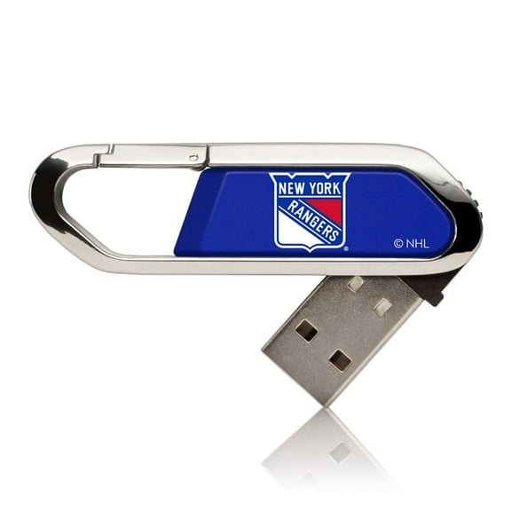 New York Rangers Ice Flood Clip 64GB USB Flash Drive