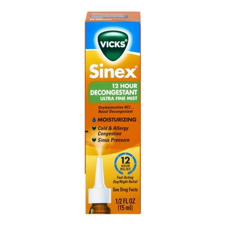 UPC 323900012547 product image for Vicks Moisturizing Sinex 12 Hour Decongestant Spray, .05 oz | upcitemdb.com