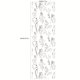 thumbnail image 3 of 1pc Room Decoration Female Body Line Art Mural Texture Wall Background Self Adhesive Waterproof Wallpaper 17.7in*78.7in, 3 of 4