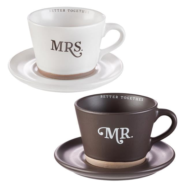 Mr Mrs Mug Saucer Set Mr Mrs Mug Saucer Set Other