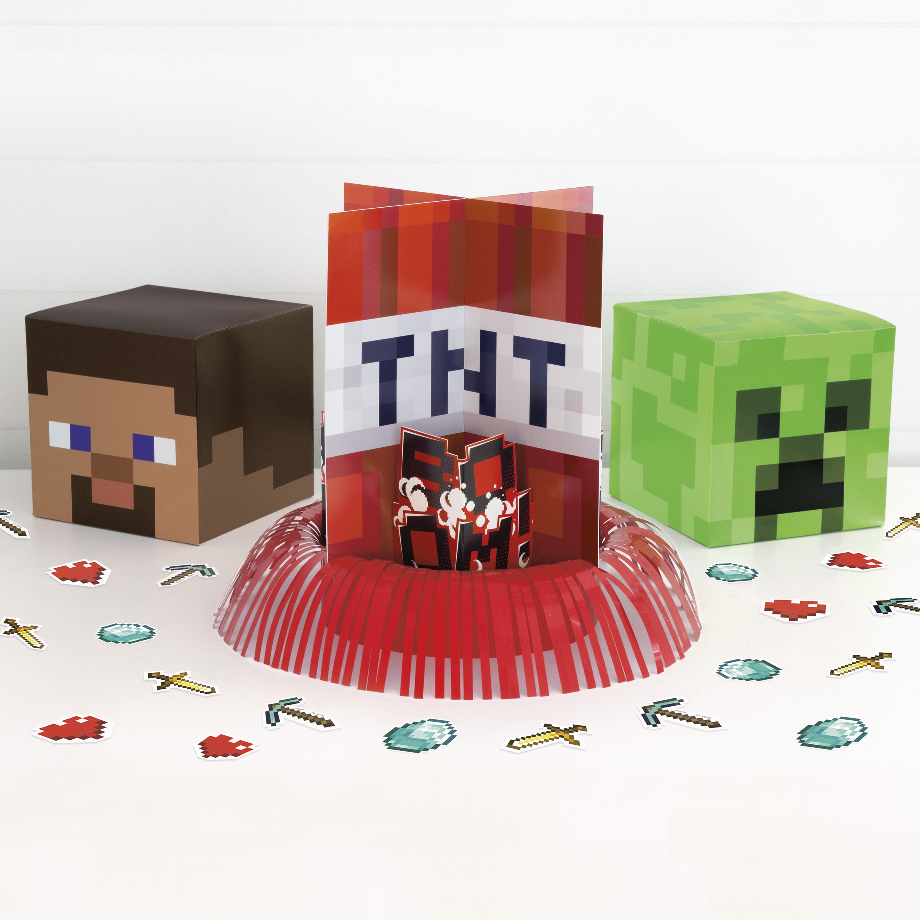 Minecraft Party Table Decorating Kit Walmart Com Minecraft Party Table Decorating Kit Walmart Com