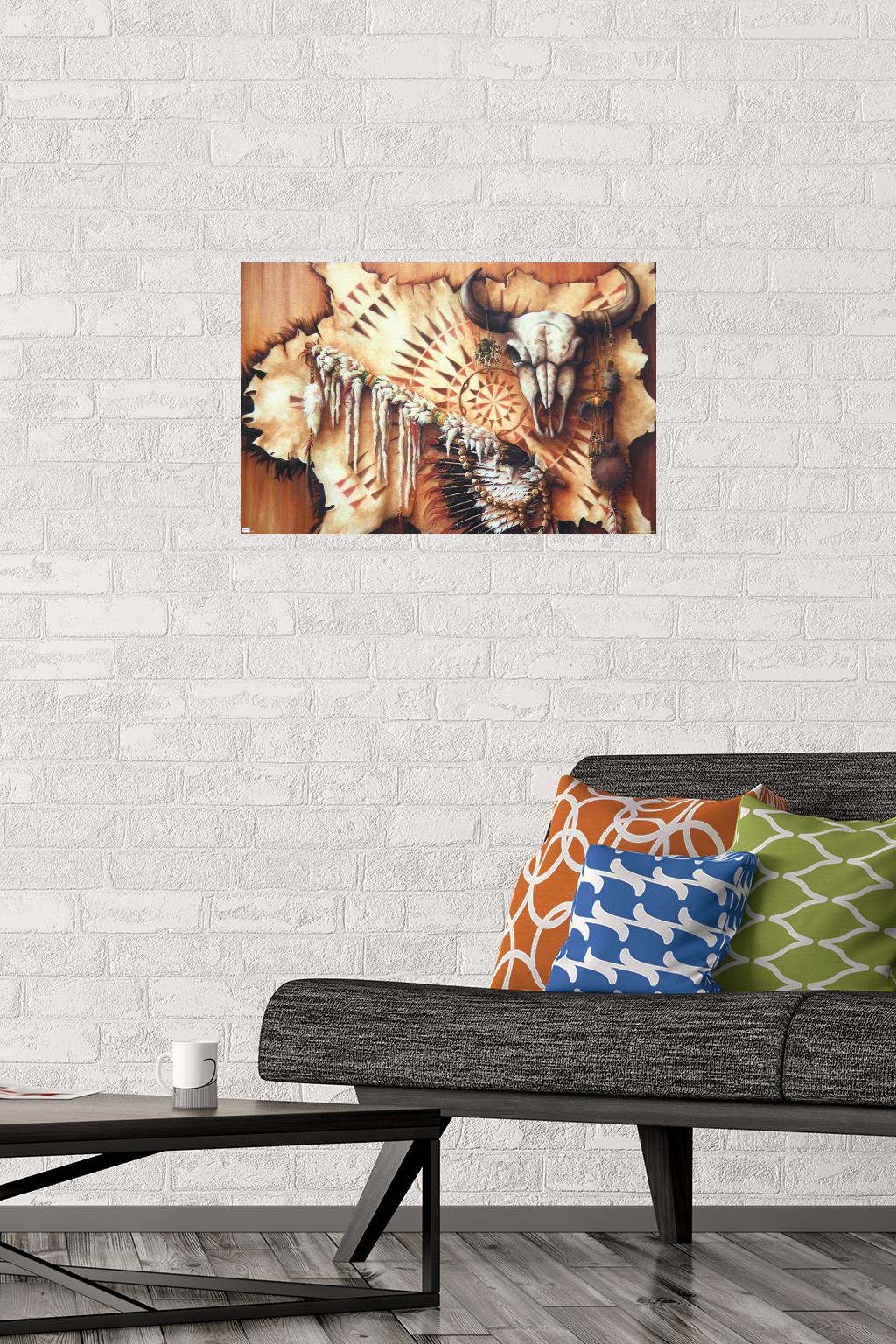 Teri Rosario - Plains Medicine Wall Poster, 14.725" x 22.375"