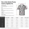 thumbnail image 3 of KLL Men's Hawaiian Shirt Short Sleeve Button Down Beach Shirts-Cute Panda Face, 3 of 5