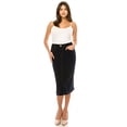 thumbnail image 4 of Fashion2Love Women's Juniors/Plus Size Calf - Length Stretch Denim Pencil Skirt, 4 of 5