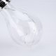 thumbnail image 5 of BRIGHTFUFU 4 piezas de alambre de cobre solar transparente bombilla LED lámpara de araña impermeable luz LED giratoria al aire libre jardín lámpara colgante para acampar (blanco cálido), 5 of 8