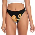 thumbnail image 1 of Fotbe Sunflower Gnomes 5 Tanga Sin Costuras para Mujer con Estampado – Panties Invisibles, Transpirables y Cómodos para Uso Diario-Large, 1 of 6