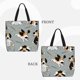 thumbnail image 2 of Fotbe Funny Beagle Active Dog Bolsa Tote con Estampado para Mujer, Bolsos con Cremallera, Bolsa de Hombro Casual de Gran Capacidad con Bolsillos Internos, 2 of 7