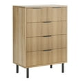 thumbnail image 2 of Danolapsi Wave Fluted 5 Drawer Dresser for Bedroom, Tall Dressers Chest of Drawers,Closet Dresser Organizer with Anti-Tipping Device and Metal Legs for Hallway Entryway, 2 of 8