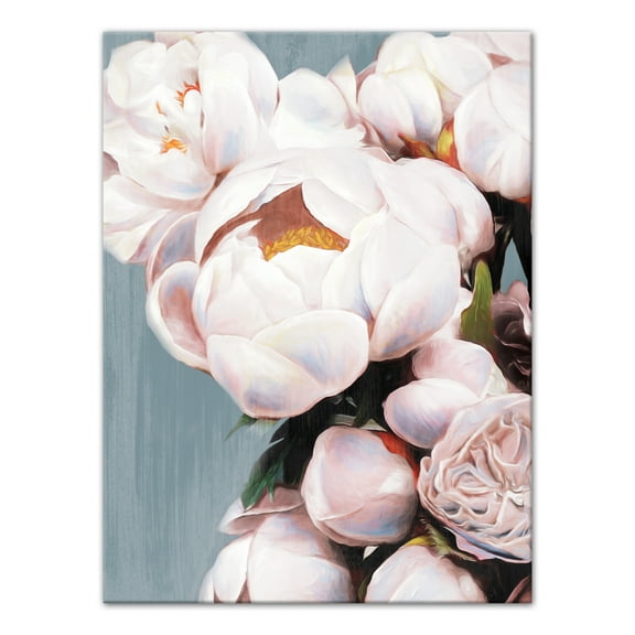 Creative Products Light Pink Peonies 18x24 Canvas Wall Art