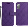 thumbnail image 2 of For Samsung Note 20 Wallet Case with RFID Blocking Card Slots Holder Premium PU Leather Magnetic Kickstand Shockproof Wrist Strap Removable Flip Protective Cover For Samsung Galaxy Note 20, Purple, 2 of 9