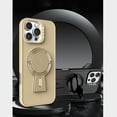 thumbnail image 4 of for iPhone 16 Case with Y Stand, [Compatible with MagSafe] [Built-in Adjustable Kickstand] Heavy Duty Rugged Shockproof Magnetic Anti-fall Thin Fit Phone Case for iPhone 16,Gold, 4 of 9