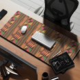 thumbnail image 2 of Long Mouse Pads for Desk,Boho Colorful Geometric Ethnic Pattern Desk Mats on Top Of Desks, Desk Mouse Pad Extra Large with 3mm Non-Slip Base and Stitched Edge for Gaming,Office,Work,Home 35.4"x15.7", 2 of 6