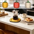 thumbnail image 1 of Yrmaups 3Pcs Pumpkin Shape Kitchen Trivet Mat for Home Cooks, Heat Resistant Silicone Pot Lid Holder, Reusable Countertop Protector and Drainage Mat for Sink, Stove, Dining Table, Counter, 1 of 9