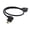 bend to the left, variant on Plugs and Play HDTV Male to Female Extension Cable Compatible for Monitors,Projectors HDTV Male to Female Connectors