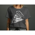 thumbnail image 6 of Train Locomotive Tshirt, Mens Gifts, Train Engine Tshirt, Railroad Worker Train Engineer, Cool Locomotive Train Silhouette Shirt Men, 6 of 10