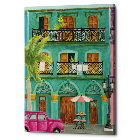 Epic Graffiti 'Havana III' by Elyse DeNeige, Canvas Wall Art, 26"x34"