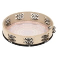 thumbnail image 7 of Nishore Tambourine,Inch Wooden Handbell Metal Musical Percussion Row 16pcs Metal Handbell Hand Drum Church Ktv Party To Church Ktv Drum With Row Percussion Kids To 7 Hxber Eryue Row 10pcs Metal Rusuo, 7 of 7