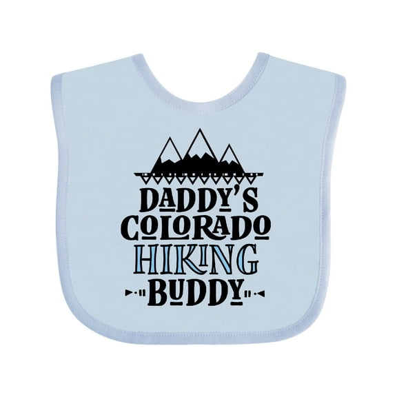 Inktastic Colorado Daddy Hiking Buddy Boys or Girls Baby Bib