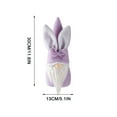 thumbnail image 3 of JeashCHAT Easter Gnomes Decorations, Plush Easter Bunny Handmade Swedish Elf Stuffed Doll Rabbit Gifts Cute Easter Faceless Dwarf Bunny Household Ornaments, Home Decor, 3 of 5