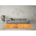 thumbnail image 3 of Ahgly Company Indoor Rectangle Abstract Orange Modern Area Rugs, 8' x 12', 3 of 4