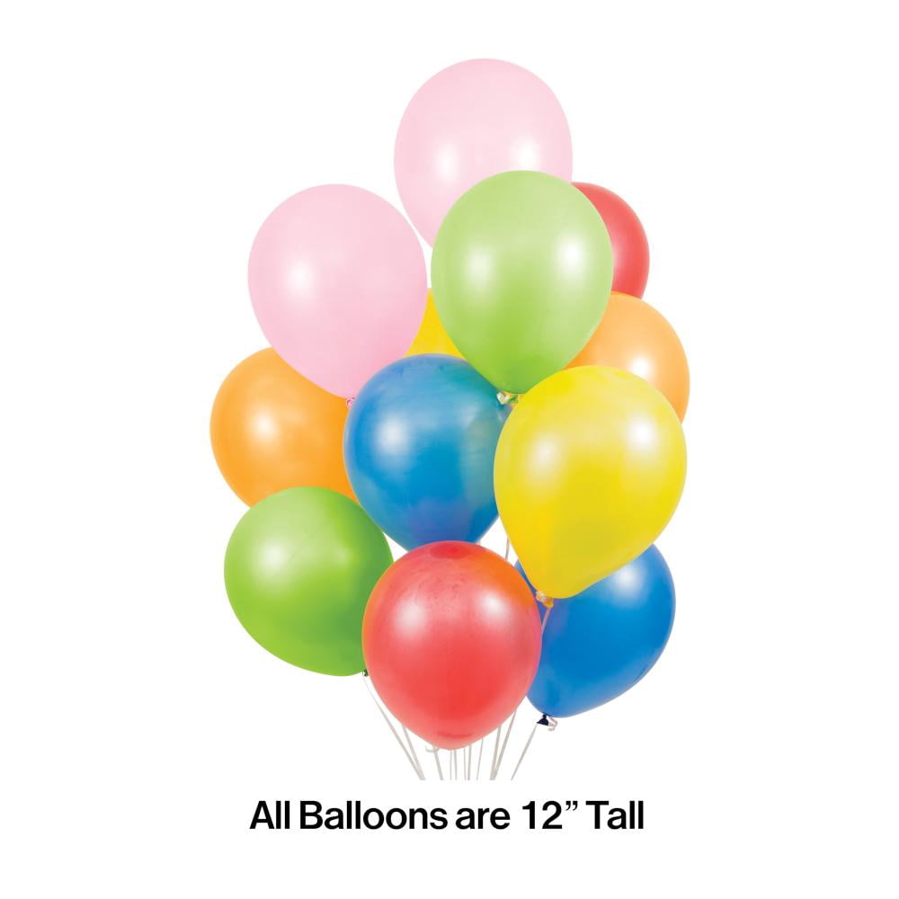 180/Case Bulk Assorted Latex Balloons