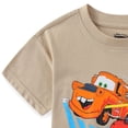 thumbnail image 5 of Disney Cars Lightning McQueen Short Sleeve T-Shirt and Mesh Short Set (Boys), 2 Piece Set, Sizes 2T-7, 5 of 8
