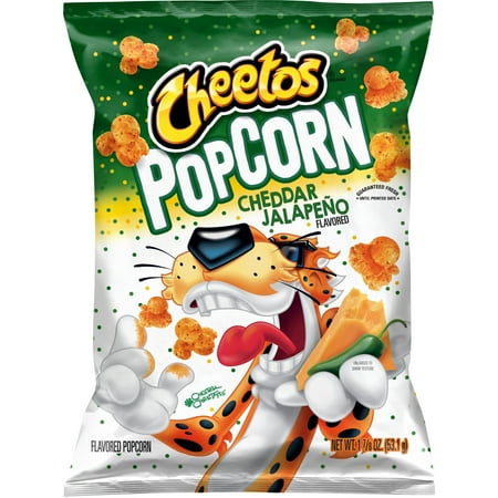 Cheetos Cheddar Jalapeno Flavored Popcorn, 1.875 oz Bag
