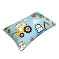 thumbnail image 3 of Balery Building Truck Pillow Covers,Bed Pilowcases,Reversible Plush Throw Pillow Covers End Pillow Encasement,Pillow Case - 14"X20", 3 of 9